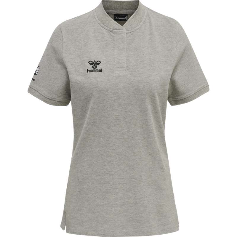 Hummel Move Grid Polo T-shirts Damen Grau | 640065-451