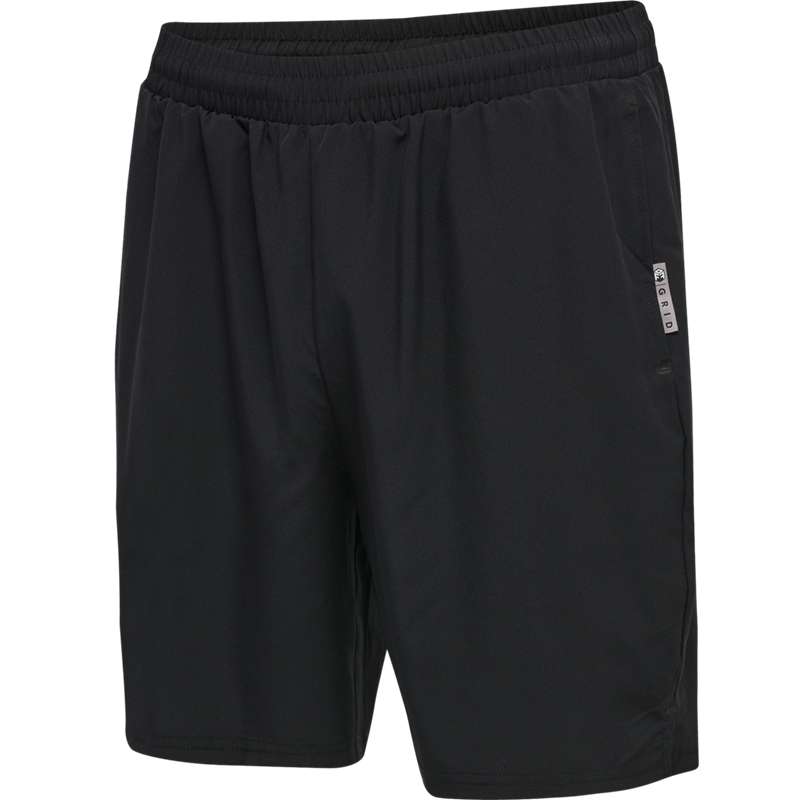 Hummel Move Grid Woven Kurze Hose Herren Schwarz | 556232-288