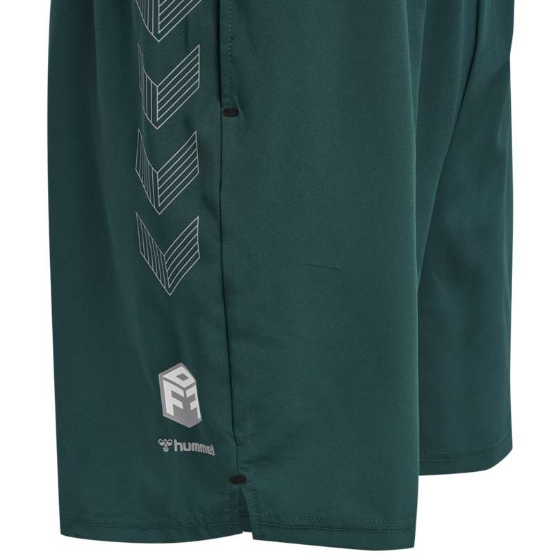 Hummel Move Grid Woven Kurze Hose Herren Grün | 235049-910