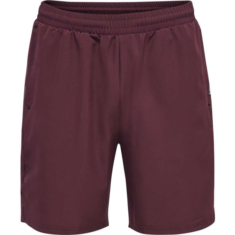 Hummel Move Grid Woven Kurze Hose Herren Bordeaux | 662384-431