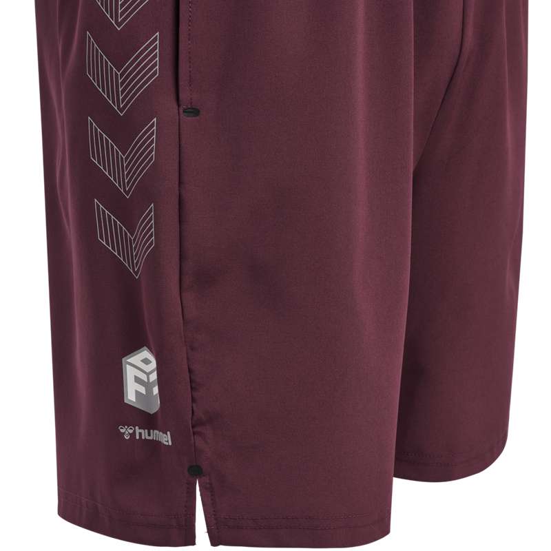 Hummel Move Grid Woven Kurze Hose Herren Bordeaux | 662384-431