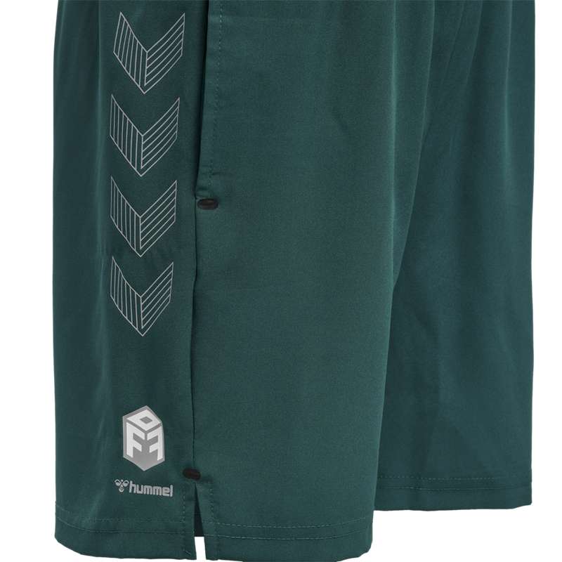 Hummel Move Grid Woven Kurze Hose Kinder Grün | 928183-409