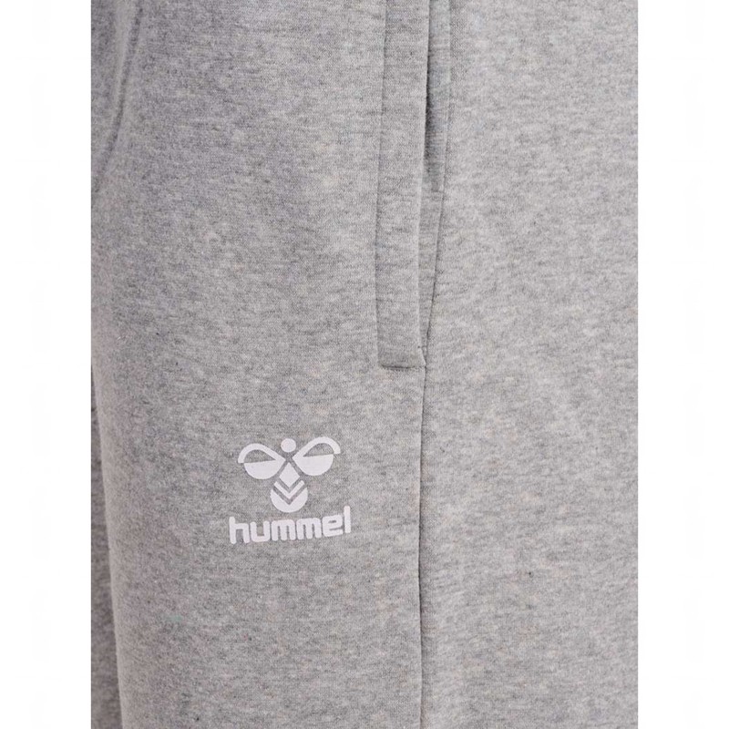 Hummel Mover Cotton Cuff T-shirts Damen Grau | 020994-542