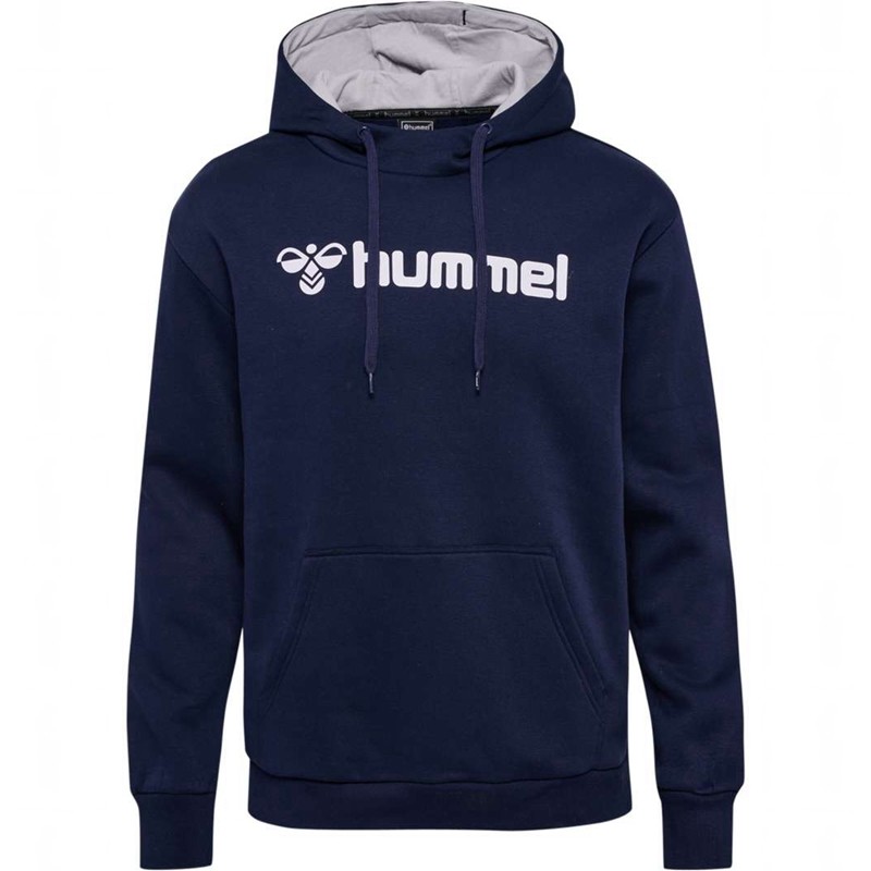 Hummel Mover Cotton Hoodie Herren Navy | 062111-198