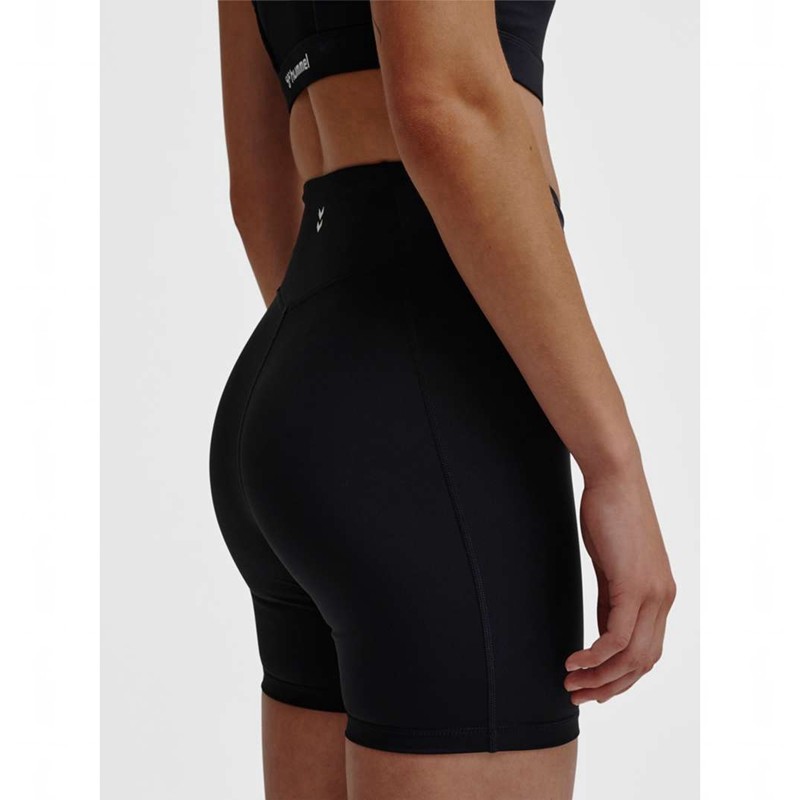 Hummel Mt Active Hw Tight Kurze Hose Damen Schwarz | 813974-044