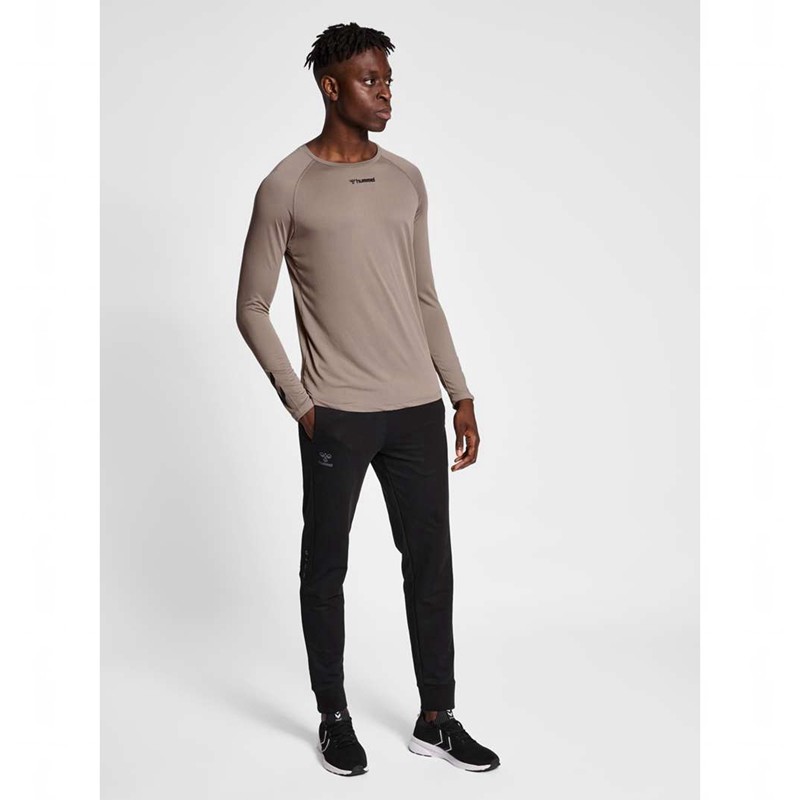 Hummel Mt Bow L/S T-shirts Herren Beige | 358227-688