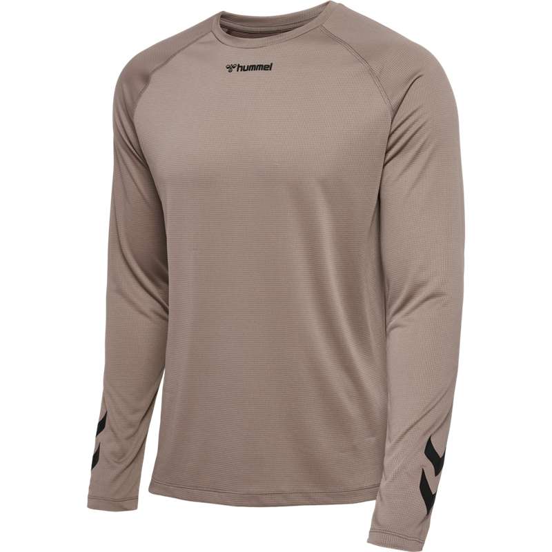 Hummel Mt Bow L/S T-shirts Herren Beige | 358227-688
