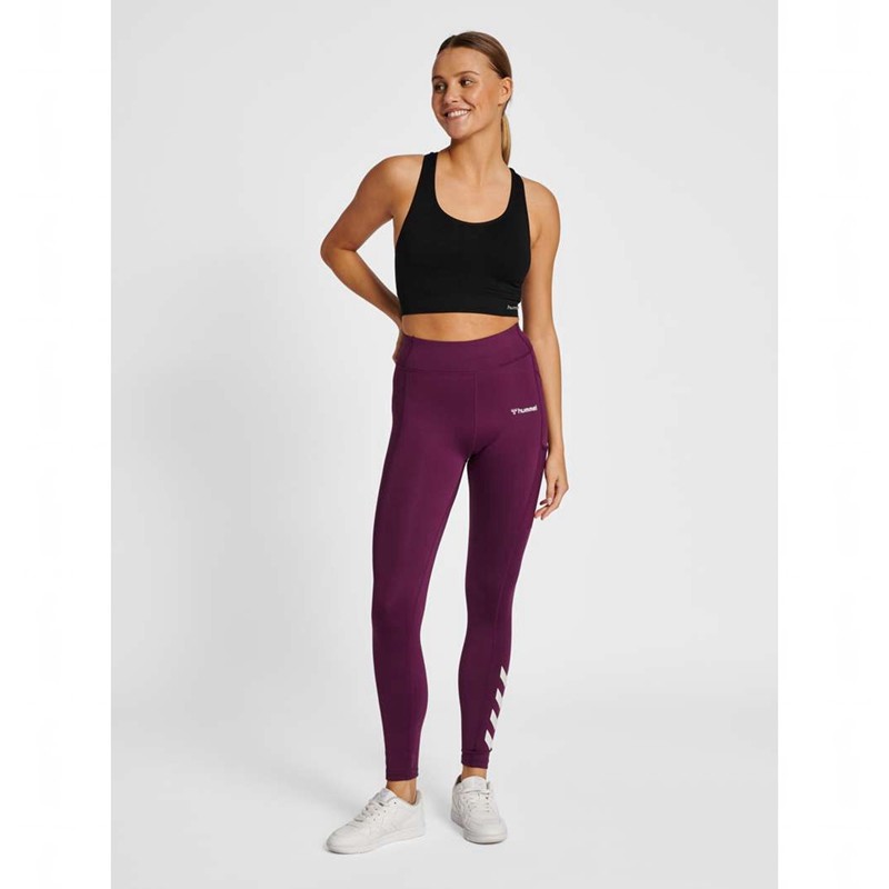 Hummel Mt Chipo Mid Waist Strumpfhose Damen Lila | 661773-913