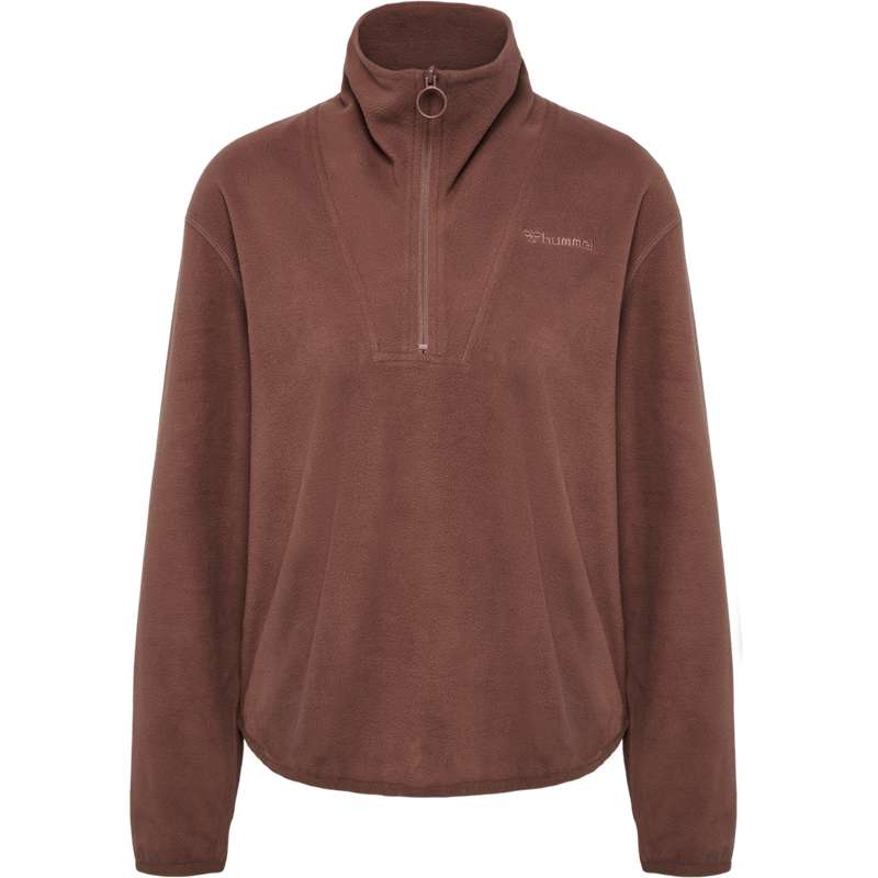 Hummel Mt Connect Loose Half Zip Sweatshirts Damen Braun | 881729-967