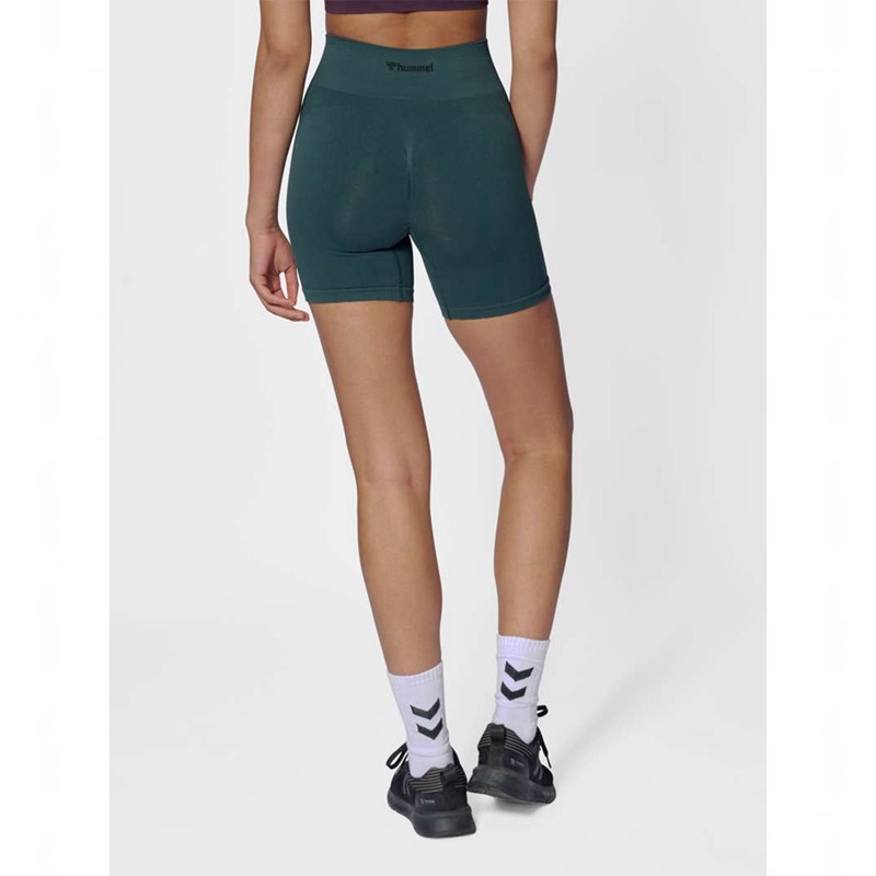 Hummel Mt Define Seaml Scrunch Kurze Hose Damen Grün | 834915-727