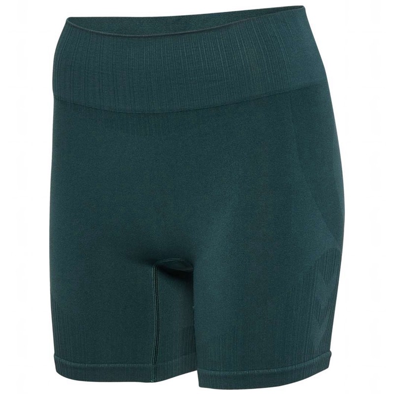 Hummel Mt Define Seaml Scrunch Kurze Hose Damen Grün | 834915-727