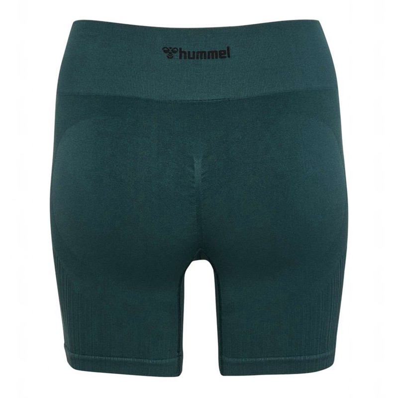 Hummel Mt Define Seaml Scrunch Kurze Hose Damen Grün | 834915-727