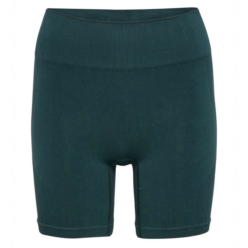 Hummel Mt Define Seaml Scrunch Kurze Hose Damen Grün | 834915-727