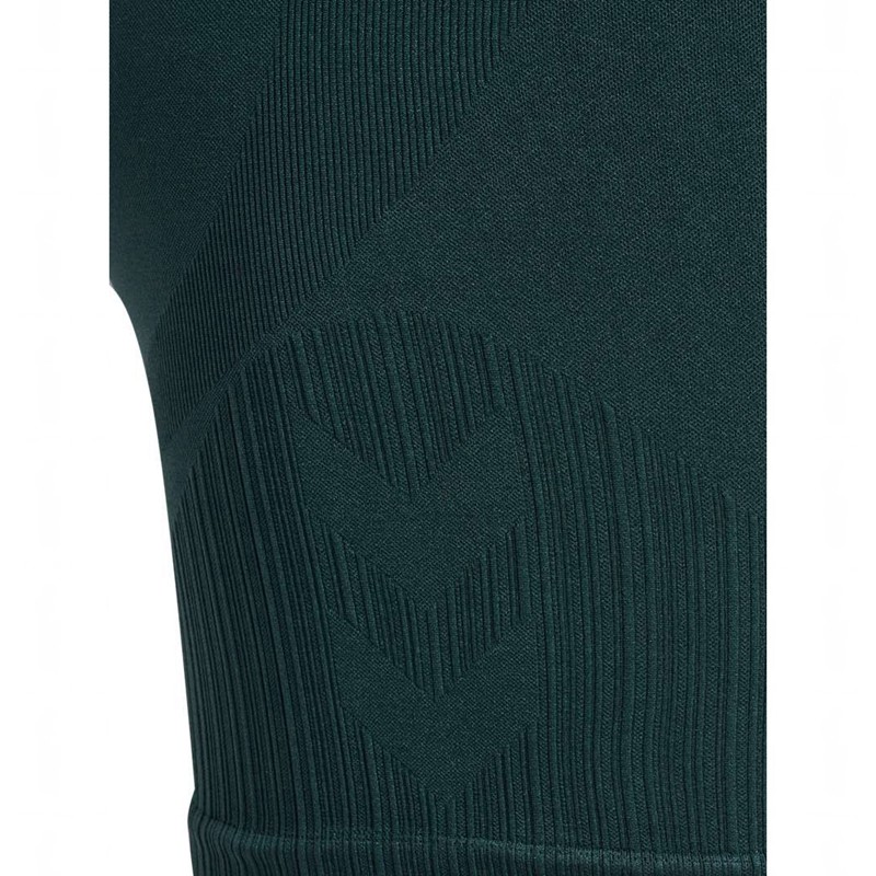 Hummel Mt Define Seaml Scrunch Kurze Hose Damen Grün | 834915-727