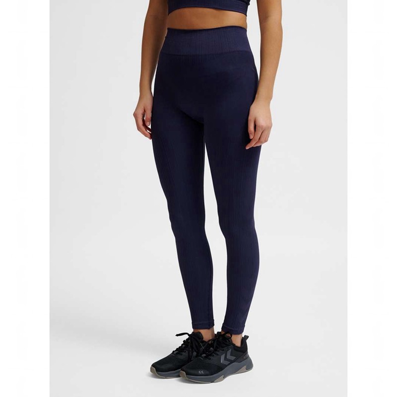 Hummel Mt Define Seaml Scrunch Strumpfhose Damen Navy | 324885-187