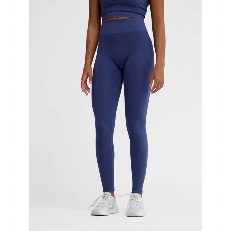 Hummel Mt Define Seaml Scrunch Strumpfhose Damen Blau | 679296-004