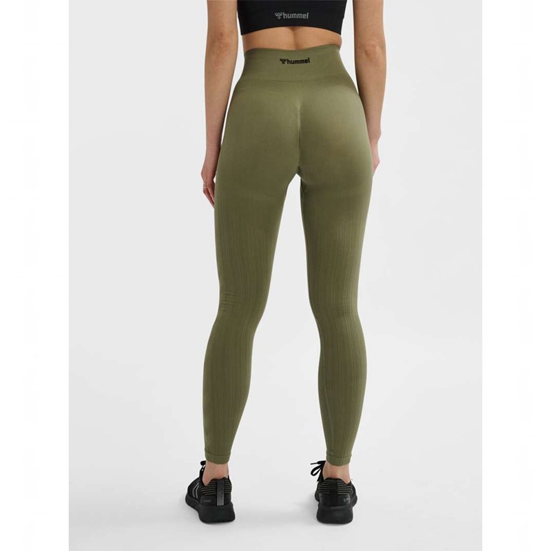 Hummel Mt Define Seaml Scrunch Strumpfhose Damen Grün | 454033-999