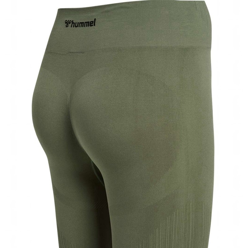 Hummel Mt Define Seaml Scrunch Strumpfhose Damen Grün | 454033-999
