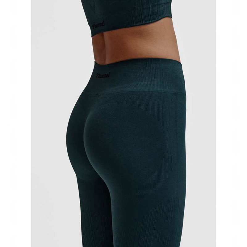 Hummel Mt Define Seaml Scrunch Strumpfhose Damen Grün | 177134-545