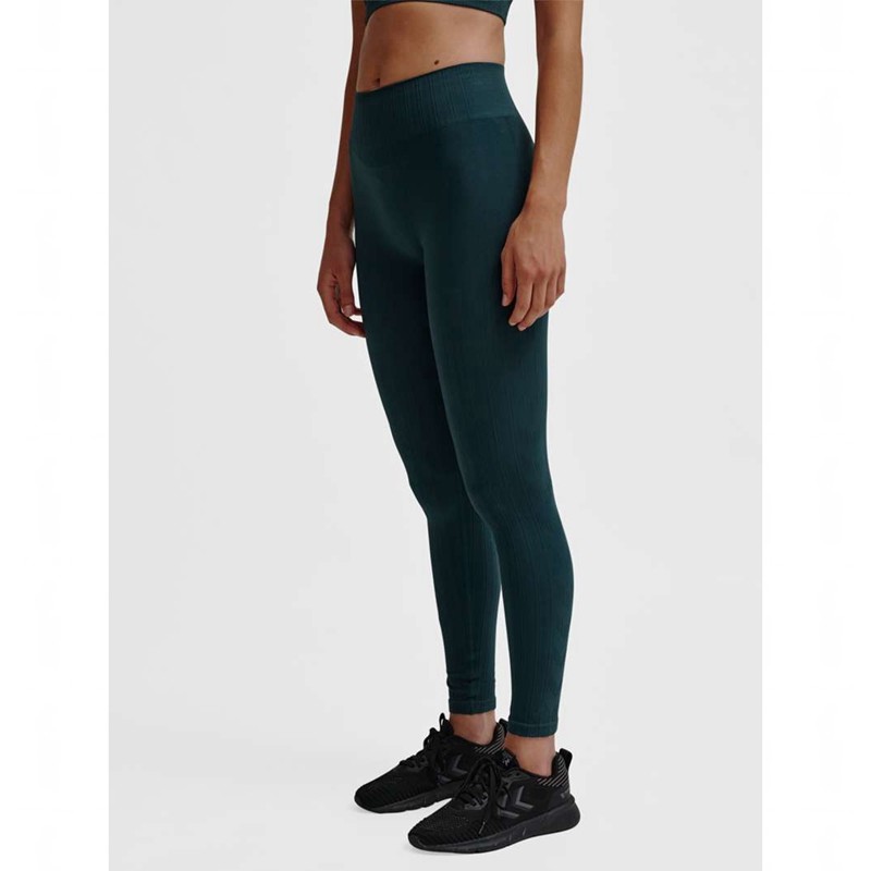 Hummel Mt Define Seaml Scrunch Strumpfhose Damen Grün | 177134-545
