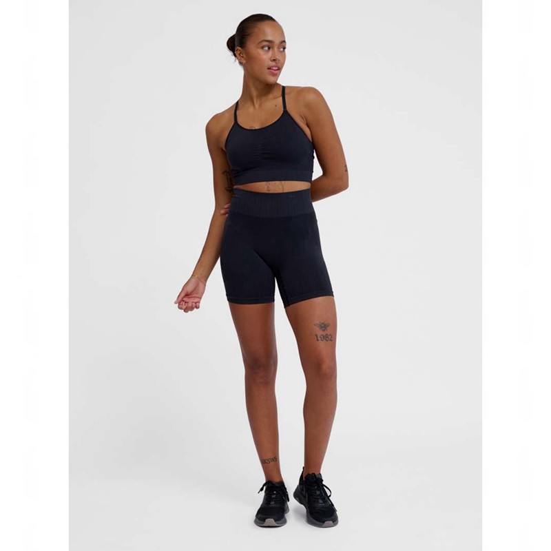 Hummel Mt Define Seamless Padded Sport BH Damen Schwarz | 238091-267