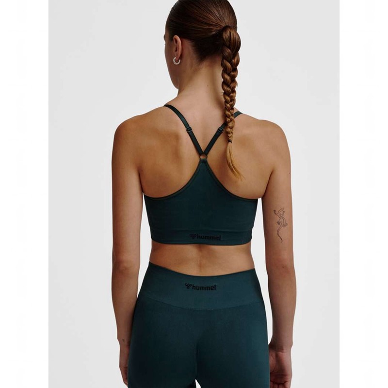 Hummel Mt Define Seamless Padded Sport BH Damen Grün | 338859-464