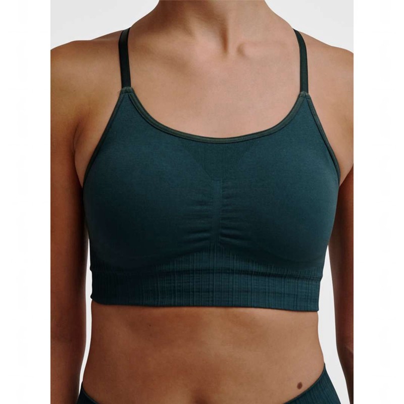 Hummel Mt Define Seamless Padded Sport BH Damen Grün | 338859-464