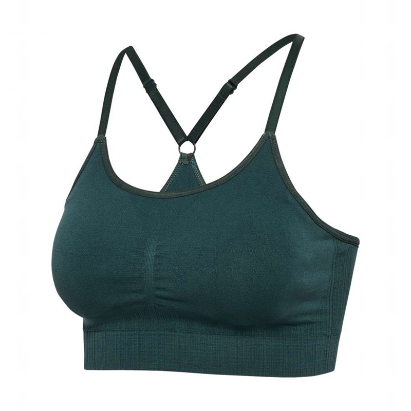 Hummel Mt Define Seamless Padded Sport BH Damen Grün | 338859-464