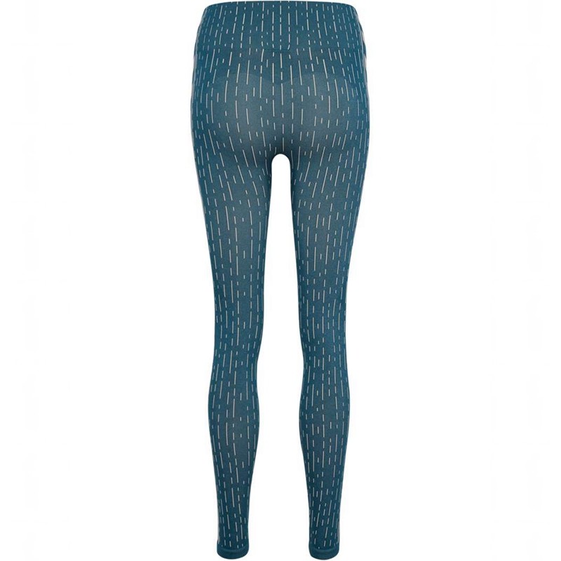 Hummel Mt Drops Seamless Mw Strumpfhose Damen Blau | 227949-230