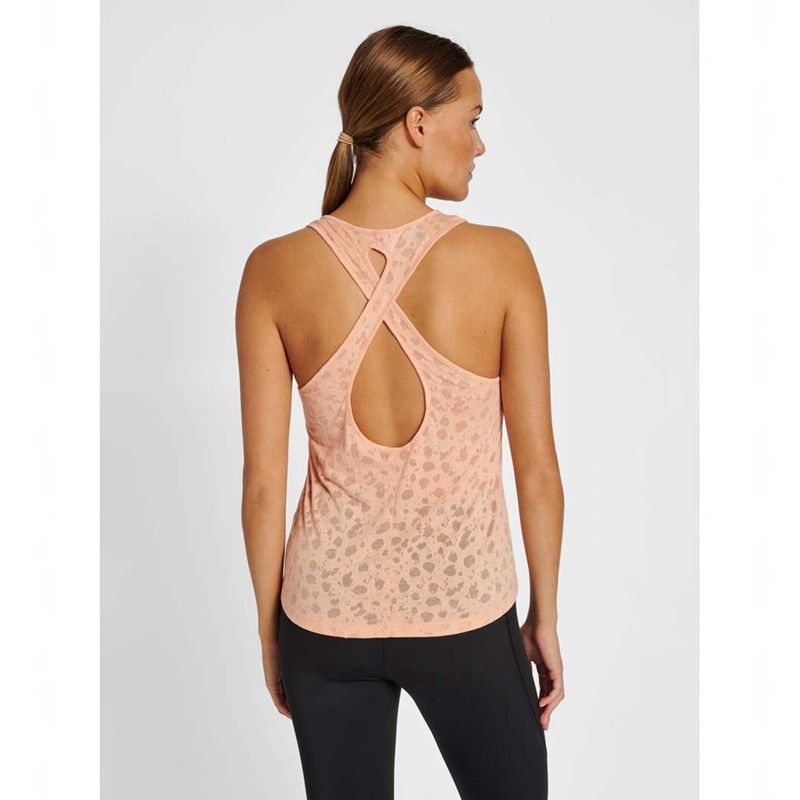 Hummel Mt Iris Burnout Tanktop Damen Aprikose | 592198-336