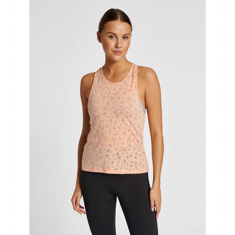 Hummel Mt Iris Burnout Tanktop Damen Aprikose | 592198-336