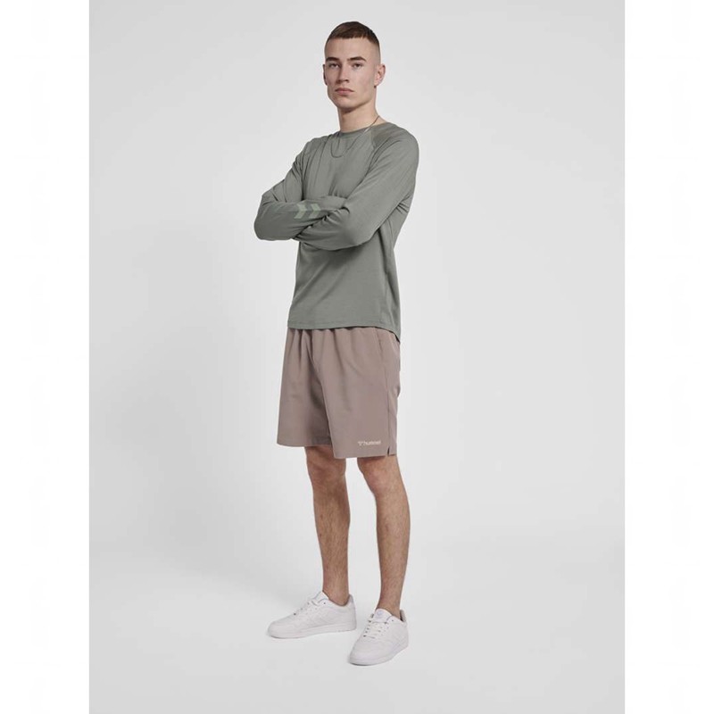 Hummel Mt Laze L/S T-shirts Herren Grau | 525996-463
