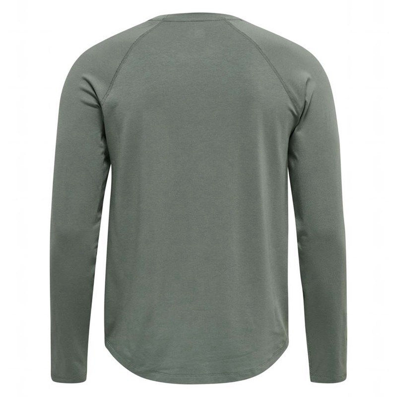 Hummel Mt Laze L/S T-shirts Herren Grau | 525996-463
