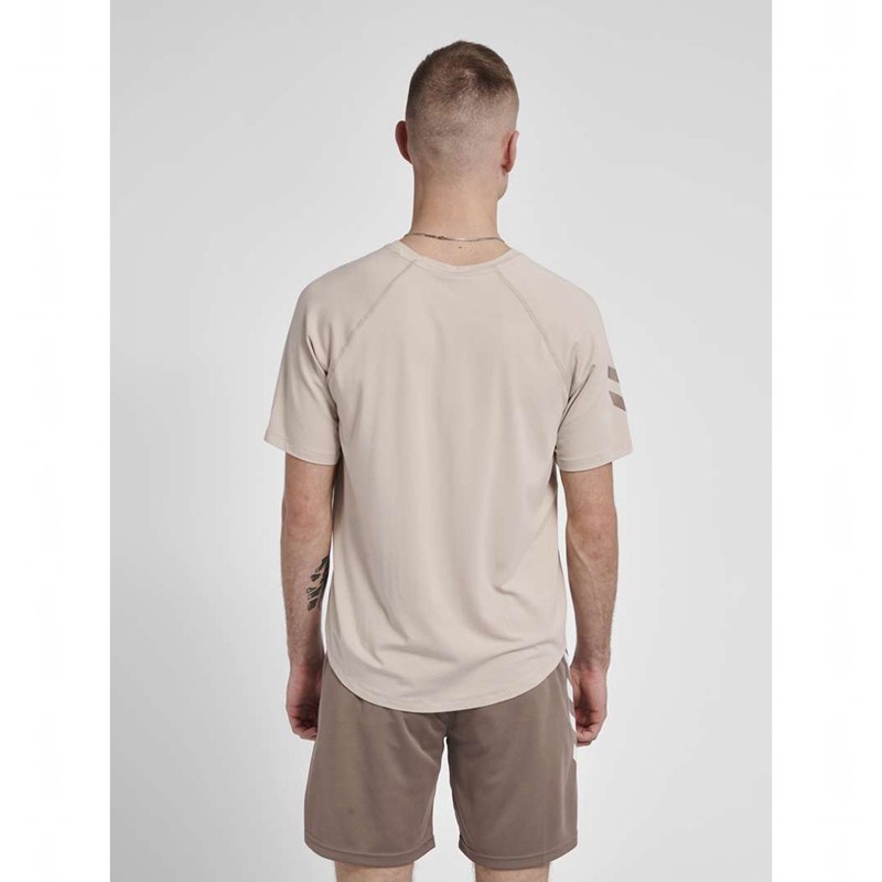 Hummel Mt Laze T-shirts Herren Beige | 206319-231