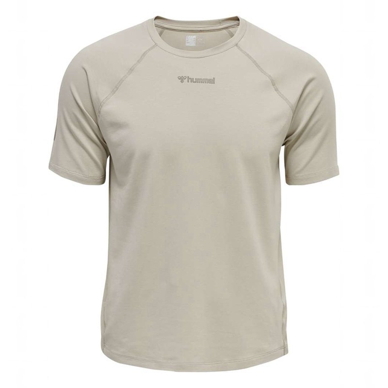 Hummel Mt Laze T-shirts Herren Beige | 206319-231