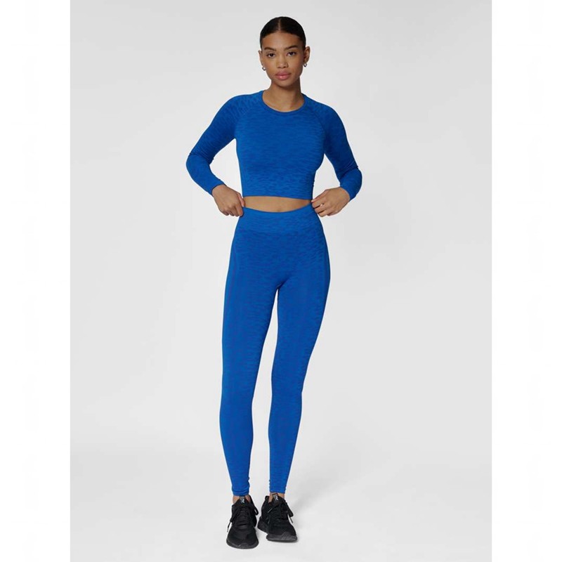 Hummel Mt Leo Seamless Mw Strumpfhose Damen Blau | 608837-960