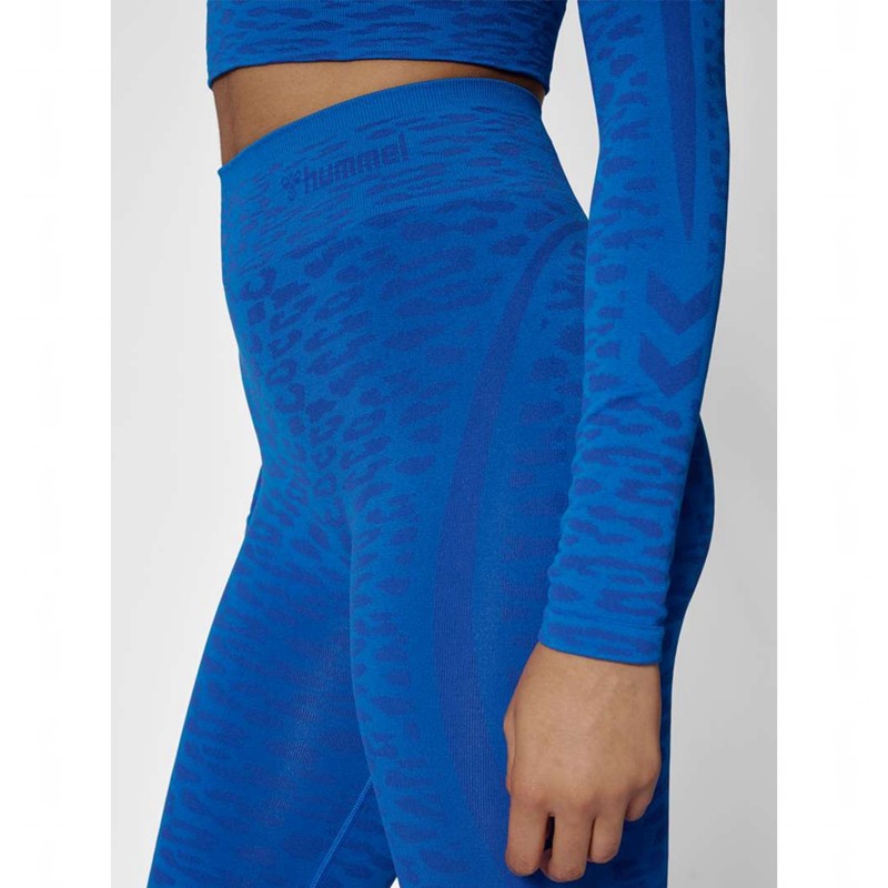 Hummel Mt Leo Seamless Mw Strumpfhose Damen Blau | 608837-960