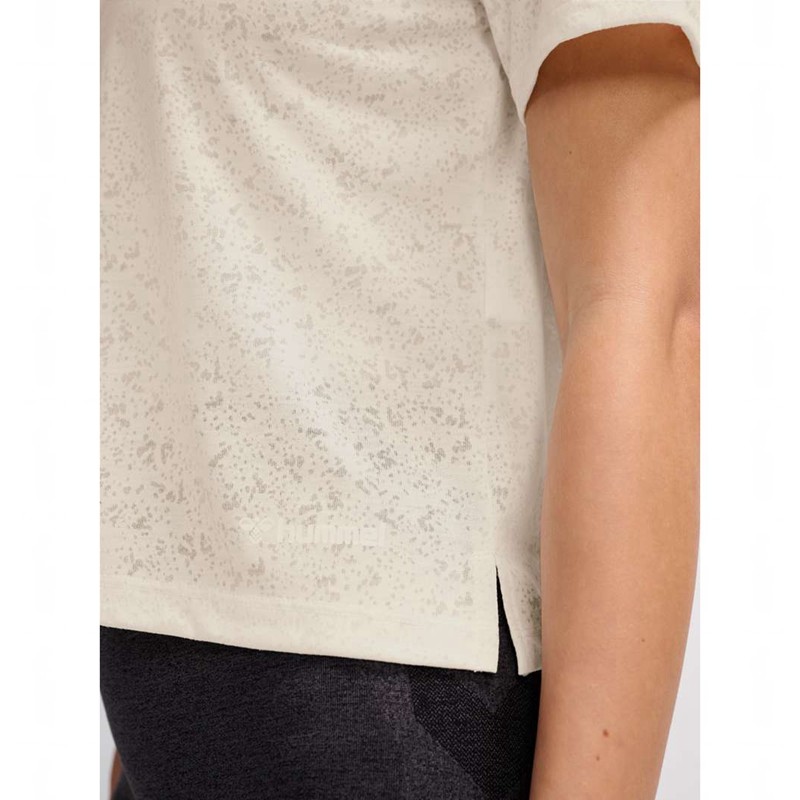 Hummel Mt Light Burnout T-shirts Damen Beige | 812578-471