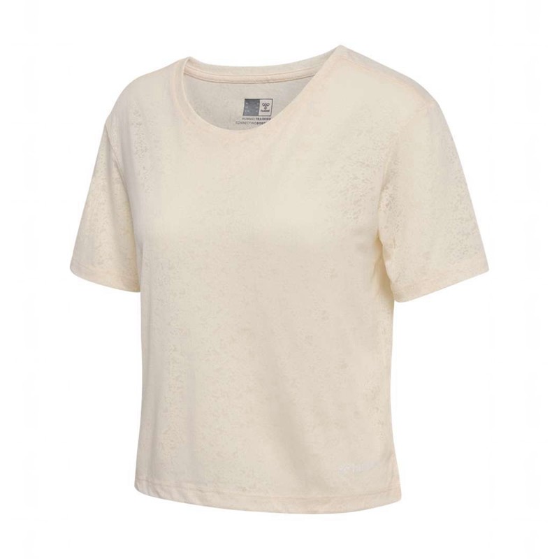 Hummel Mt Light Burnout T-shirts Damen Beige | 812578-471