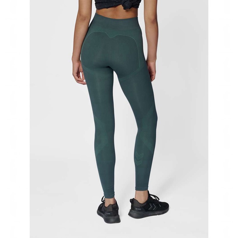 Hummel Mt Power Seamless Mw Strumpfhose Damen Grün | 645165-390