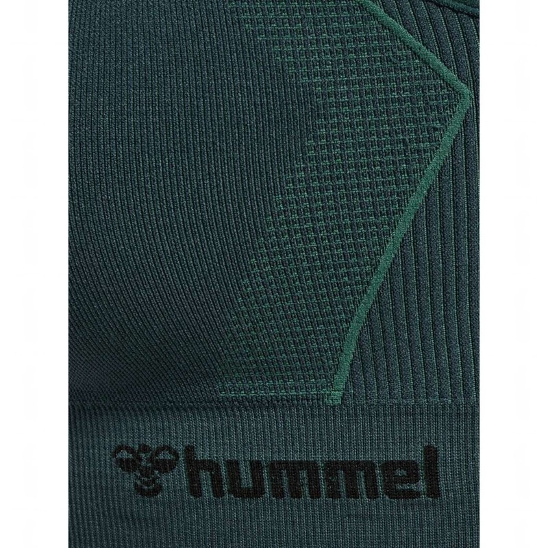 Hummel Mt Power Seamless Sport BH Damen Grün | 202365-402