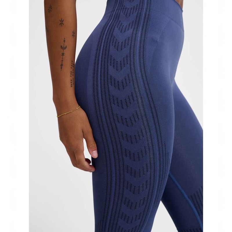Hummel Mt Shaping Seamless Mw Strumpfhose Damen Blau | 141721-649