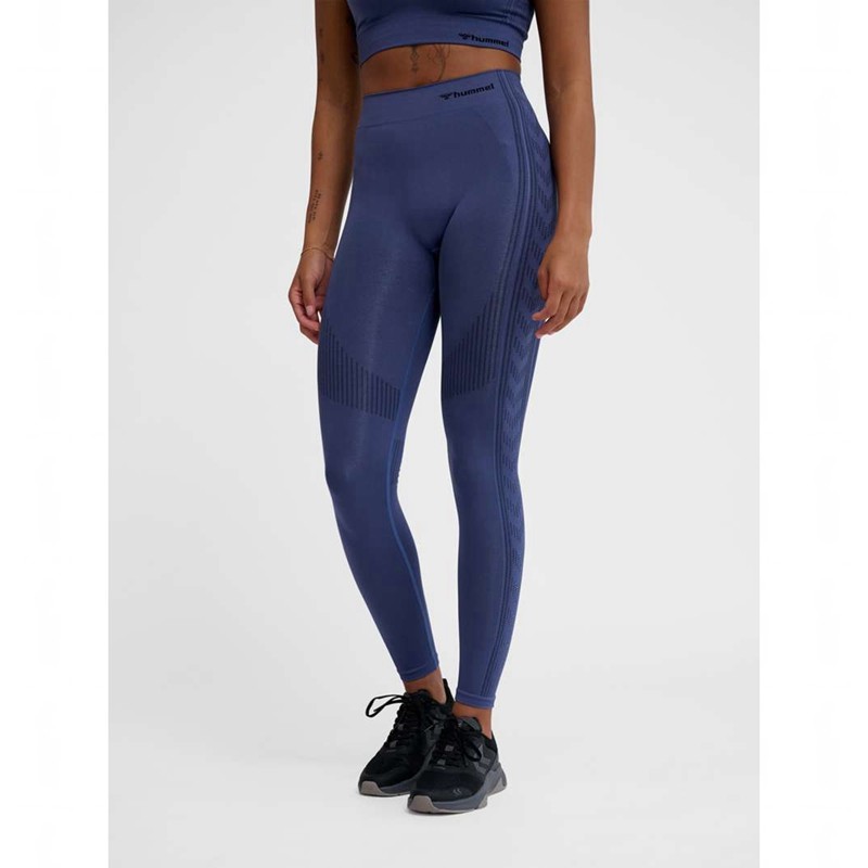 Hummel Mt Shaping Seamless Mw Strumpfhose Damen Blau | 141721-649