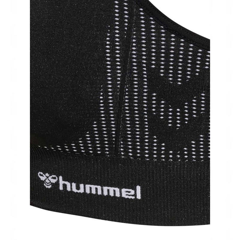 Hummel Mt Shaping Seamless Padded Sport BH Damen Schwarz | 410223-615