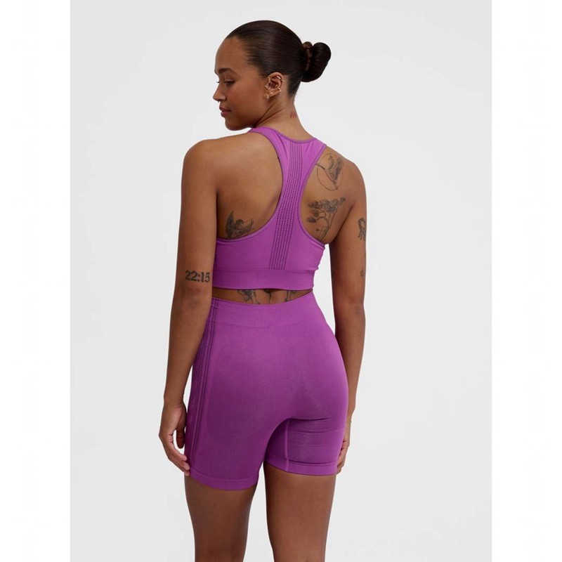 Hummel Mt Shaping Seamless Top Sneakers Damen Lila | 005118-551