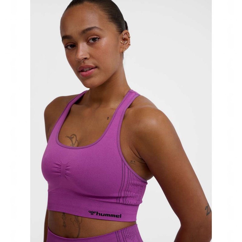 Hummel Mt Shaping Seamless Top Sneakers Damen Lila | 005118-551