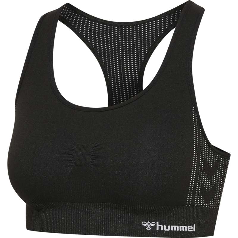Hummel Mt Shaping Seamless Top Sport BH Damen Schwarz | 836791-915