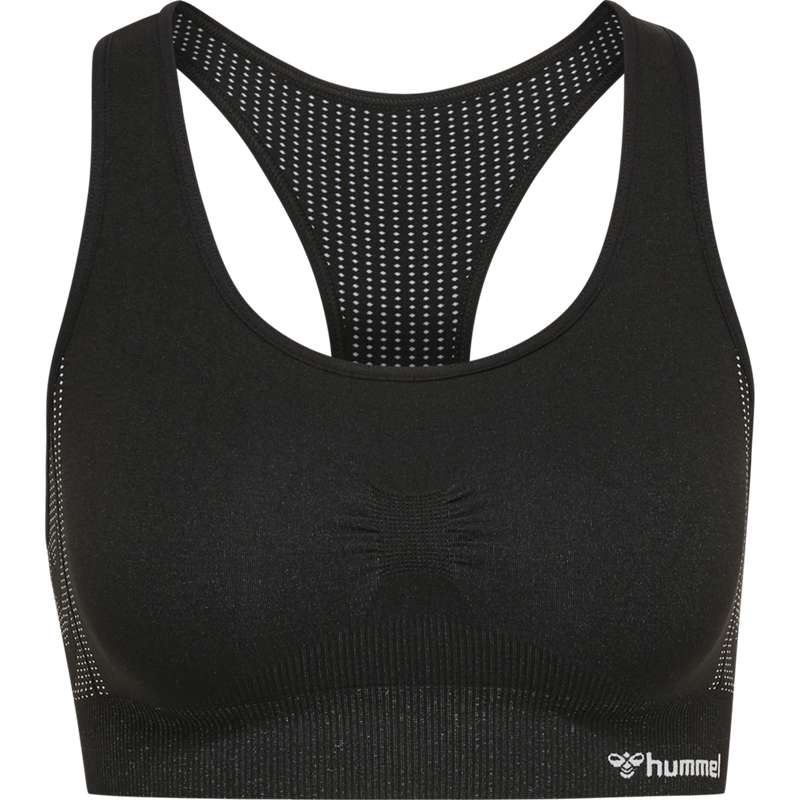 Hummel Mt Shaping Seamless Top Sport BH Damen Schwarz | 836791-915