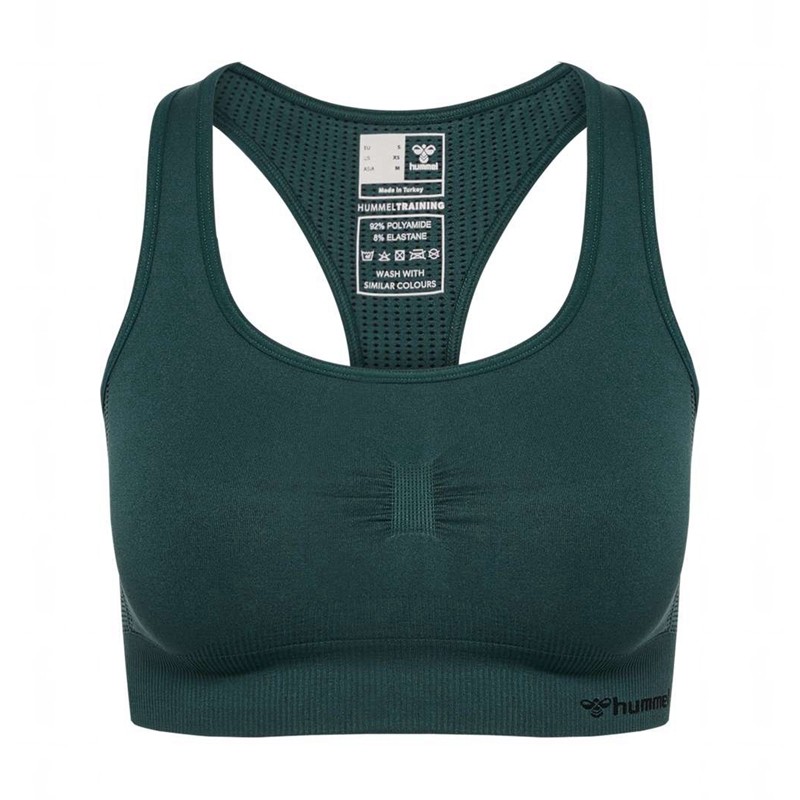 Hummel Mt Shaping Seamless Top Sport BH Damen Grün | 304110-901