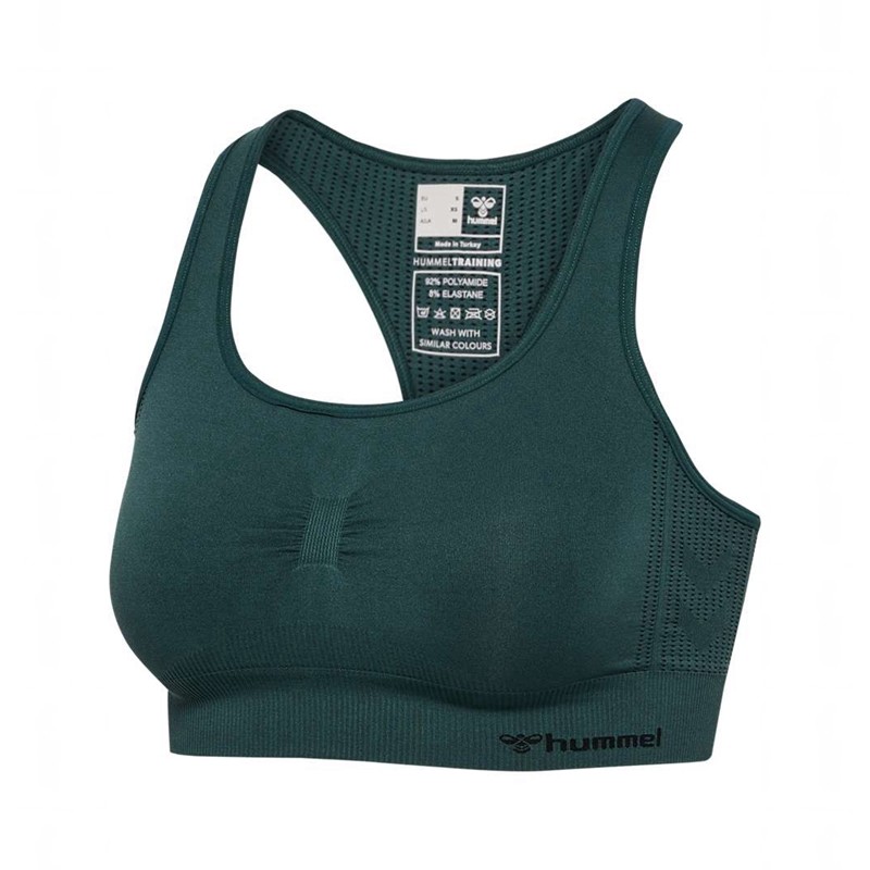 Hummel Mt Shaping Seamless Top Sport BH Damen Grün | 304110-901